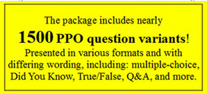 study for the PPO license test in California